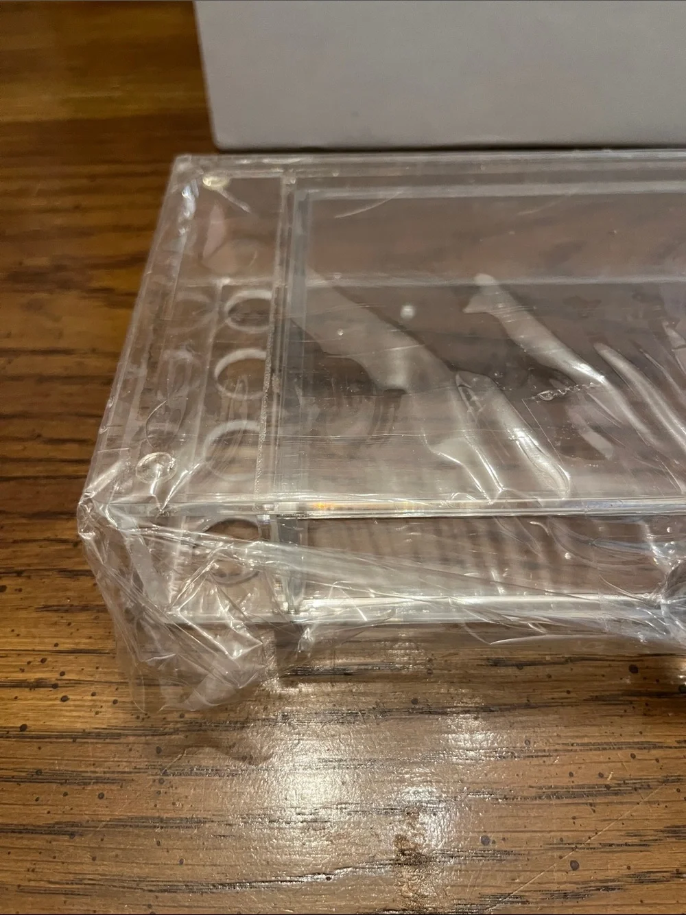 Clear Acrylic Makeup Organizer with Mirror, new